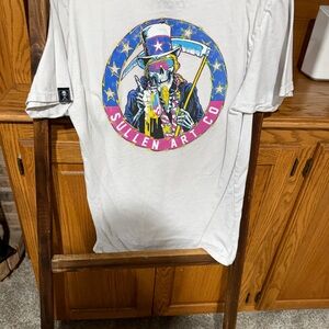Sullen Art Co White Graphic Tee for Men